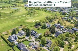 Doppelhaushälfte kaufen in Rotkehlchensteig 4B, 14552 Michendorf, Provisionsfrei: 5-Zimmer-Doppelhaushälfte mit großem Garten – 1. Reihe am Golfclub Seddiner See