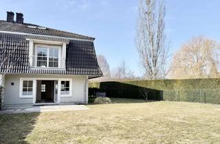 Doppelhaushälfte kaufen in Rotkehlchensteig 4B, 14552 Michendorf, Provisionsfrei: 5-Zimmer-Doppelhaushälfte mit großem Garten – 1. Reihe am Golfclub Seddiner See