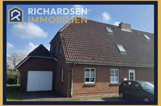 Doppelhaushälfte kaufen in 25920 Risum-Lindholm, Kapitalanlage: Zwei festvermietete Wohnungen in gepflegter Doppelhaushälfte in Risum-Lindholm