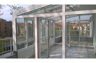 Wohnung mieten in Arnoldstraße 12-14, 04299 Stötteritz, Einmalige exklusive Singlewohnung mit Wintergarten, 2 Dachterrassen, Tiefgarage u. Lift