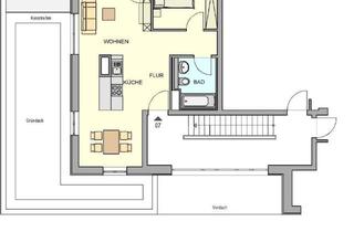 Wohnung mieten in Blumenstraße 25, 01689 Weinböhla, DG-Neubau-WE 2-Raum mit Dachterrasse