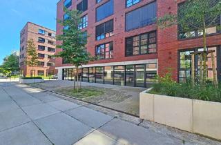 Geschäftslokal mieten in 28217 Handelshäfen, Erstbezug: Attraktive Ladenflächen mit großer Schaufensterfront und Terrasse im Europaquartier