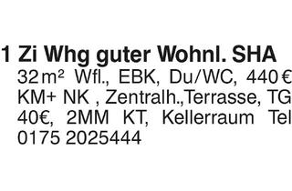 Wohnung mieten in 74523 Schwäbisch Hall, 1 Zi Whg in SHA