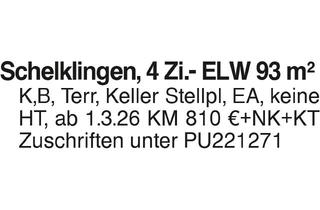 Wohnung mieten in 89601 Schelklingen, Schelklingen, 4 Zi- ELW