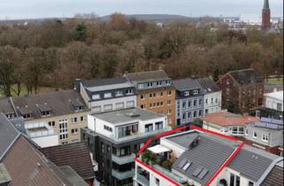 Penthouse kaufen in 47441 Moers, Moers - Exkl. Penthousewohnung mit Süd-Dachterrasse,Toplage, Stadtpark
