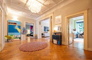 Wohnung kaufen in 14199 Berlin, Berlin - ?? Wohnen auf höchstem Niveau! 6-Zi Altbau Rarität: Stuck, Fischgrät, 3 Balkone, Aufzug & TG-Stellpl