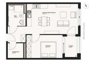 Wohnung mieten in Mehrower Allee 20A, 12687 Marzahn, Reserviert: Helle 2-Raumwohnung mit Loggia und Fußbodenheizung