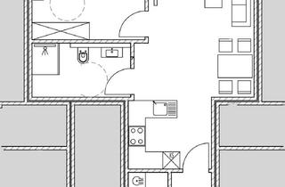 Wohnung mieten in Mittelstraße 2 b, 24817 Tetenhusen, Erstbezug: 2-Zimmer Erdgeschosswohnung im Zentrum von Tetenhusen mit Terrasse