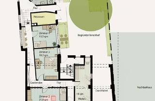 Wohnung mieten in Taunusstr. 22, 65474 Bischofsheim, Wohnen im Grünen - 3 Zimmer + Wohnküche 2 min zur S-Bahn