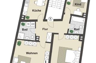 Wohnung mieten in Görmarstraße 60, 99974 Mühlhausen, Gepflegte 3-Zimmer-Wohnung im 1. OG in Mühlhausen/Thüringen