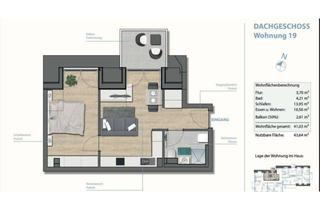 Wohnung mieten in 85445 Oberding, Wunderschöne Wohnung mit Balkon: exklusive 1,5-Zimmer-Dachgeschosswohnung in Oberding