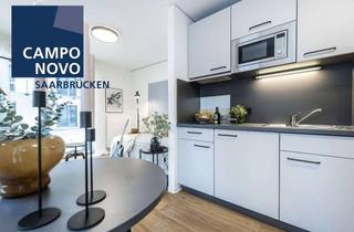 Immobilie mieten in Meerwiesertalweg 4a-6a, 66123 Saarbrücken, Ein Ort zum Bleiben – Campo Novo Saarbrücken, 1 Zimmer Apartment inkl. aller NK + Internet!