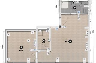 Wohnung mieten in Wilhelmstraße, 95028 Innenstadt, Moderne 2-Zimmer-Wohnung im 3. OG in Hof-Innenstadt