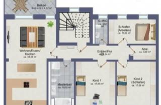Wohnung mieten in 04420 Markranstädt, Sanierte 4-Zimmer Wohnung in Markranstädt zu vermieten!