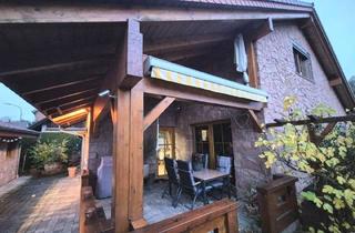 Einfamilienhaus kaufen in 67680 Neuhemsbach, Neuhemsbach - Natürliche Eleganz: Sandstein trifft Holz – Wohnen mit Stil ideal für den 2 Personenhaushalt