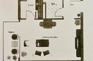 Wohnung kaufen in 86836 Untermeitingen, Untermeitingen - Für Kapitalanleger 1 ZKB Apartment 35 qm Wohnung mit Balkon