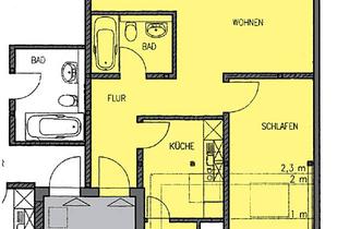 Wohnung mieten in Baumeister-Günther-Str. 26, 04319 Engelsdorf, Attraktive, gepflegte 2-Raum-DG-Wohnung in Leipzig - Engelsdorf