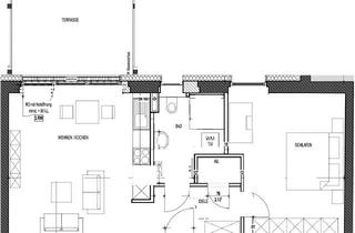 Wohnung mieten in Fritz-Haber-Straße 2a, 06217 Merseburg, Moderne Zwei-Raum Wohnung mit großer Terasse