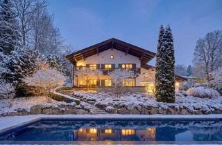 Villa kaufen in 83707 Bad Wiessee, Wunderschöne Landhausvilla am Tegernsee - 1650 m² großes Anwesen mit Außenpool