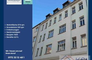 Mehrfamilienhaus kaufen in 04347 Leipzig, Denkmalgeschütztes Mehrfamilienhaus mit 8 Wohnungen + Gewerbeeinheit in gesuchter Lage zu verkaufen