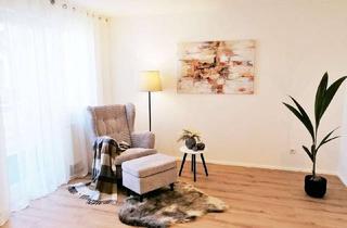 Wohnung mieten in Erlanger Str. 23, 90765 Poppenreuth, Moderne, TOP-renovierte, vollmöblierte 1-Zimmer Wohnung mit Balkon, Einbauküche und TG-Stellplatz