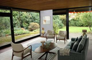 Haus kaufen in 49716 Meppen, Architektenhaus mit Platz, 70er-Jahre-Style, Innenstadtnähe und Garten mit Naturschatten