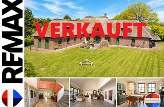 Villa kaufen in 47574 Goch, Charmantes Landhaus mit Reetdach auf einem idyllischen, weitläufigen Traumgrundstück.