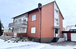 Mehrfamilienhaus kaufen in 49504 Lotte, Gepflegtes Mehrfamilienhaus mit 3 gut geschnittenen Wohnungen und Parkgaragen in Lotte-Büren!