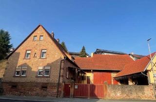 Einfamilienhaus kaufen in 63840 Hausen, Hofreite: Einfamilienhaus mit Sandsteincharme, Hof, Scheune und liebevollen Details!