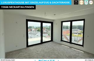 Penthouse kaufen in 72666 Neckartailfingen, Exklusives Luxuspenthouse mit Einzelaufzug & 3 Dachterrassen
