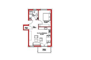 Wohnung mieten in 74193 Schwaigern, Provisionsfreie Ruhige 2-Zimmer Baujahr 2011 in Stetten a.H., Wohnung in S-Bahnnähe.