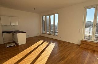 Wohnung mieten in Schweriner Straße 43, 01067 Wilsdruffer Vorstadt/Seevorstadt-West, Lichtdurchflutete 3-Raum-Wohnung mit traumhafter Dachterrasse, hochwertiger EBK und 2 Bädern