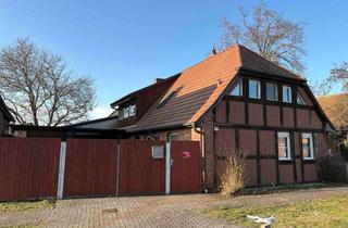 Haus kaufen in 19336 Bad Wilsnack, Gemütliches Fachwerkhaus - 6 Zimmer - Kaminofen und geschützter Außenbereich
