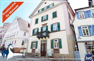 Büro zu mieten in 71665 Vaihingen an der Enz, Provisionsfrei mieten: Büro-/Praxisfläche mit ca. 21 m² direkt am Marktplatz von Vaihingen (Enz)