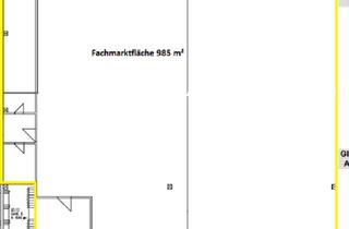 Gewerbeimmobilie mieten in Stiftstraße, 08412 Werdau, *PROVISIONSFREI*Gewerbefläche 985 m² im Kaufland Werdau-Steinpleis zu vermieten