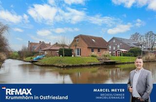 Einfamilienhaus kaufen in 26736 Krummhörn, Seltenes Juwel in Greetsiel – Traumhaftes Einfamilienhaus in einzigartiger Wasserlage