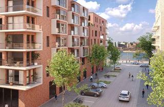 Wohnung kaufen in Willy-Brandt-Ufer, 24143 Gaarden-Ost, 4-Zimmer-Neubauwohung in seitlicher Wasserlage mit Süd-Terrasse.