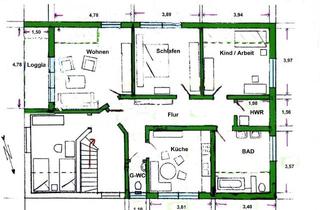 Wohnung mieten in 29352 Adelheidsdorf, Helle 3-Zimmer Wohnung mit Balkon in Adelheidsdorf