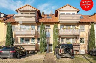 Wohnung kaufen in 76287 Rheinstetten, Rheinstetten / Forchheim - Lichtdurchflutete 3-Zimmer-Dachgeschosswohnung mit zwei Balkonen und Stellplatz