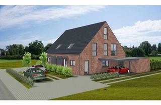 Doppelhaushälfte kaufen in 48431 Rheine, Rheine - Moderne Doppelhaushälfte in Rheine - KfW 40 Neubau mit PV-Anlage