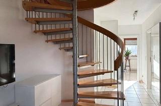 Wohnung kaufen in 68782 Brühl, Provionsfrei: 4,5-Zimmer-Maisonettenwohnung im Zentrum mit Tiefgaragenstellplatz