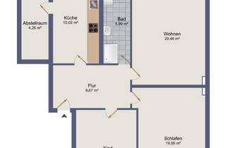 Wohnung mieten in 44141 Hörde, Attraktive 3-Zimmer-Wohnung im Herzen von Dortmund