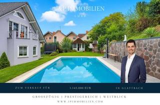 Haus kaufen in 63864 Glattbach, Ein - Zweifamilienhaus im Villenviertel von Glattbach. Gehobener Lebensstil am Waldrand