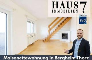 Wohnung kaufen in 50126 Bergheim, Raum zum Wachsen: Lichtdurchflutete Maisonette mit Dachterrasse