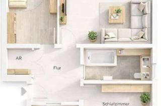 Wohnung mieten in 90552 Röthenbach, Ab 1.5.2026: Hochparterre-Wohnung mit drei Zimmern sowie Balkon und EBK in Röthenbach an der Peg.