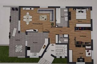 Wohnung mieten in 61130 Nidderau, Ostheim,sanierte, 3,5 (4) Zimmer Wohnung, EBK mit Balkon und Garage in Nidderau