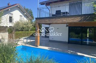 Wohnung mieten in 83342 Emertsham, Hochwertige Gartenwohnung mit Pool im Architektenhaus - Wohnen mit EFH-Gefühl im Chiemgau