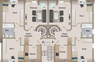 Wohnung kaufen in 56566 Neuwied, Eigentum statt Miete! ETW in Maisonette-Stil mit Blick auf das Engerser Feld -Provisionsfrei-