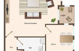 Wohnung mieten in Am Kellerberg 21, 90766 Fürth, 1-Zimmer-Wohnung mit Naturflair nähe Klinikum Fürth