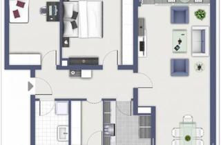 Wohnung mieten in Aussiger Str. 12, 90766 Hardhöhe, Helle 3-Zimmer Wohnung mit Balkon in Fürth-Hardhöhe